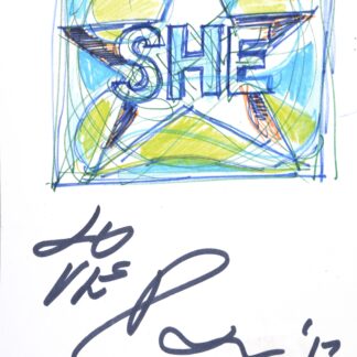 Robert Indiana : SHE Study, circa 1960- Signée à la main