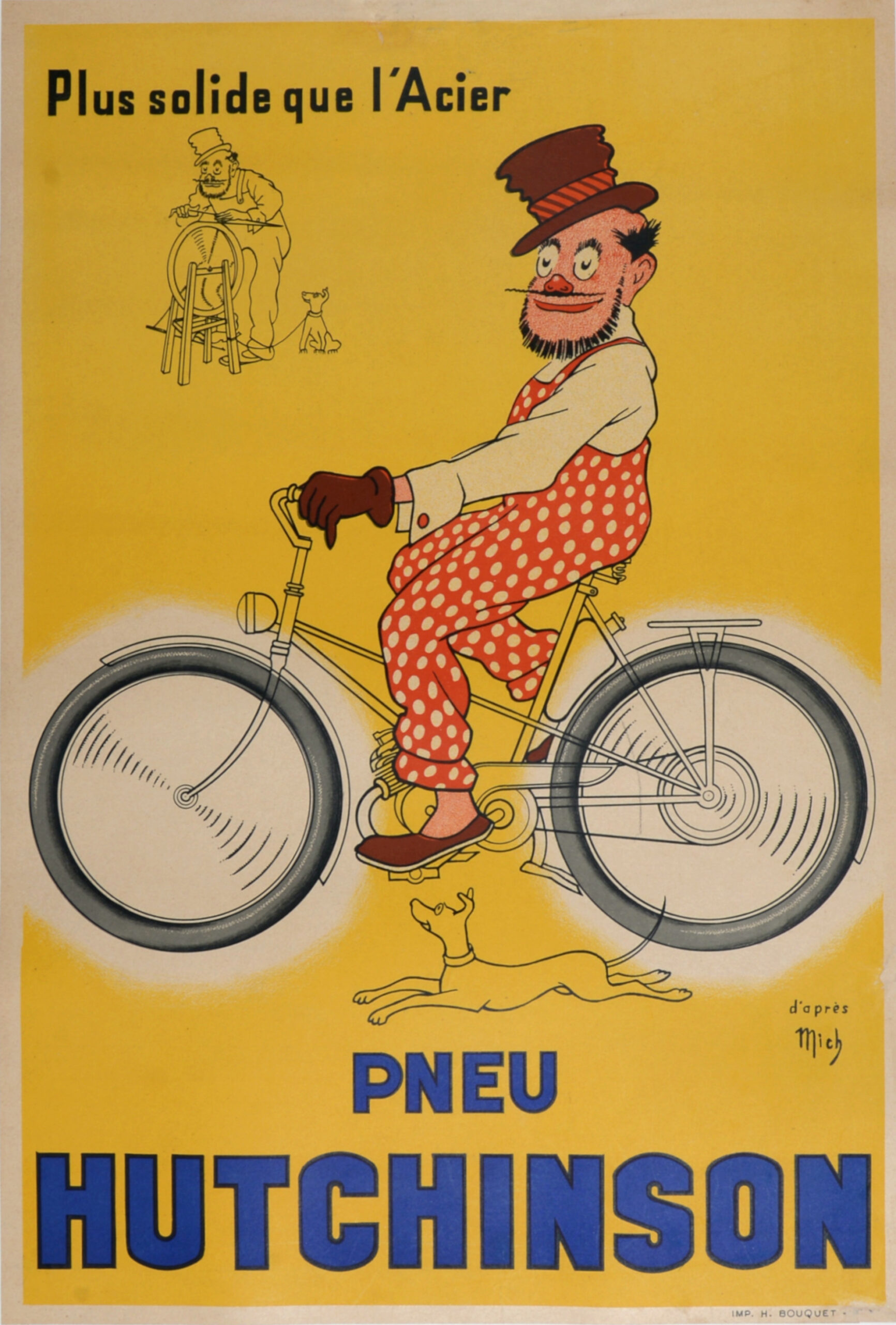 Michel Liebeaux, said Mich (after) - Pneu Hutchinson, circa 1950 - Image 3