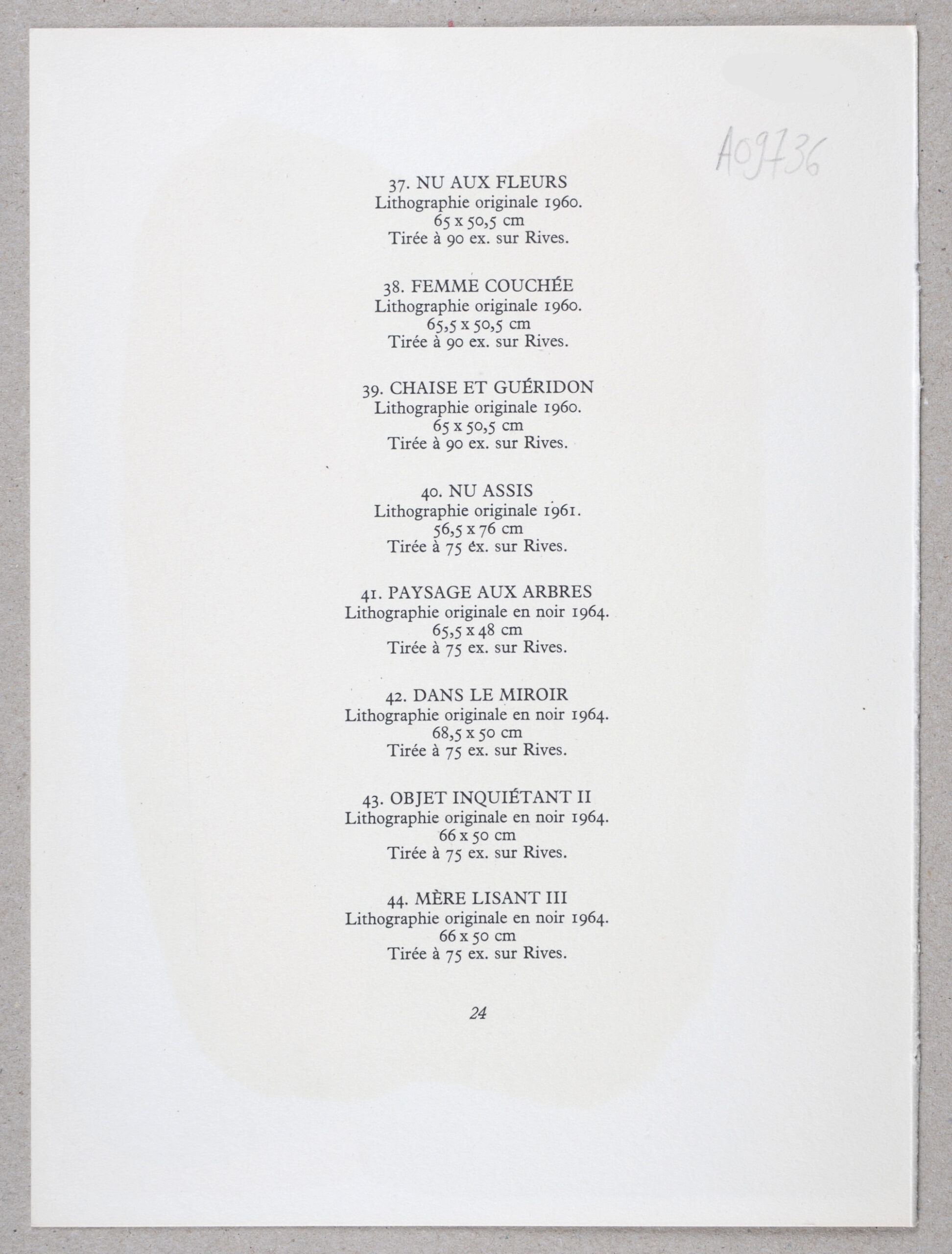 Alexander Calder - Composition, 1966 - Image 5