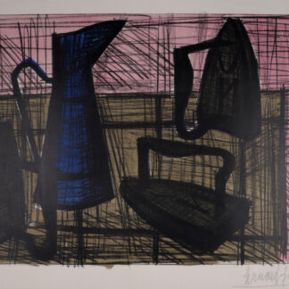 Bernard Buffet : Fers à repasser, 1955 - Signée à la main