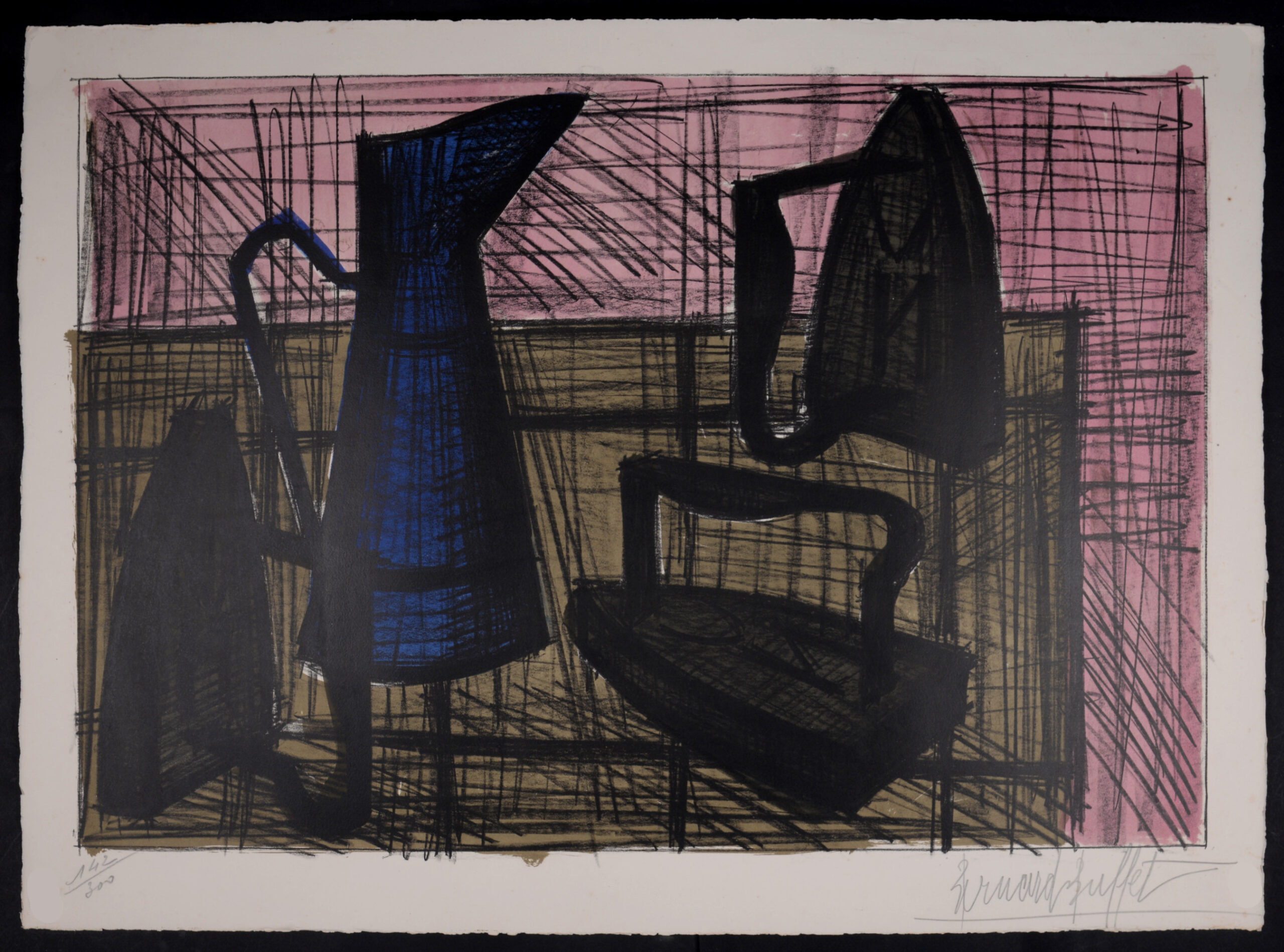 Bernard Buffet : Fers à repasser, 1955 - Signée à la main – Image 3