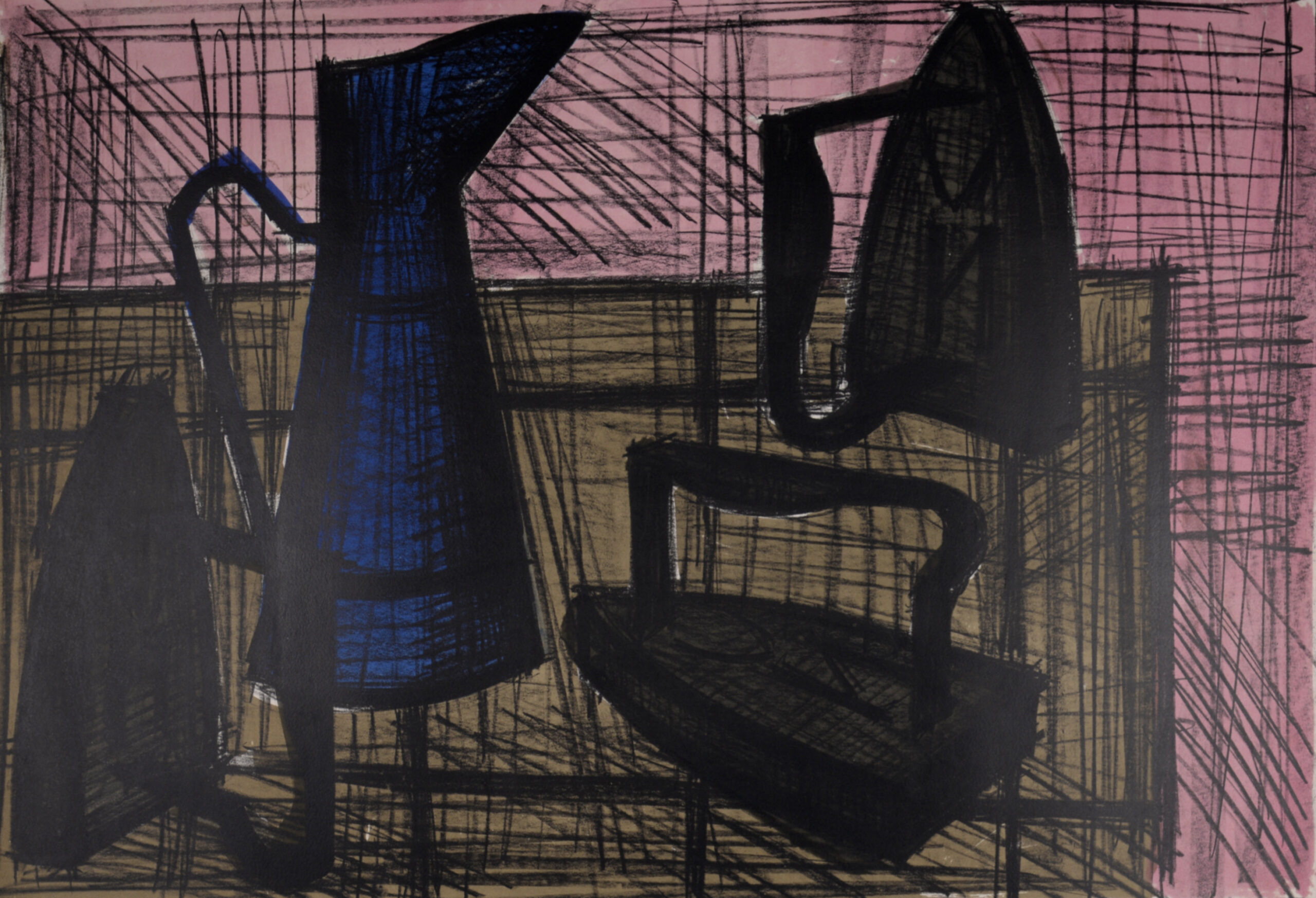 Bernard Buffet : Fers à repasser, 1955 - Signée à la main – Image 4