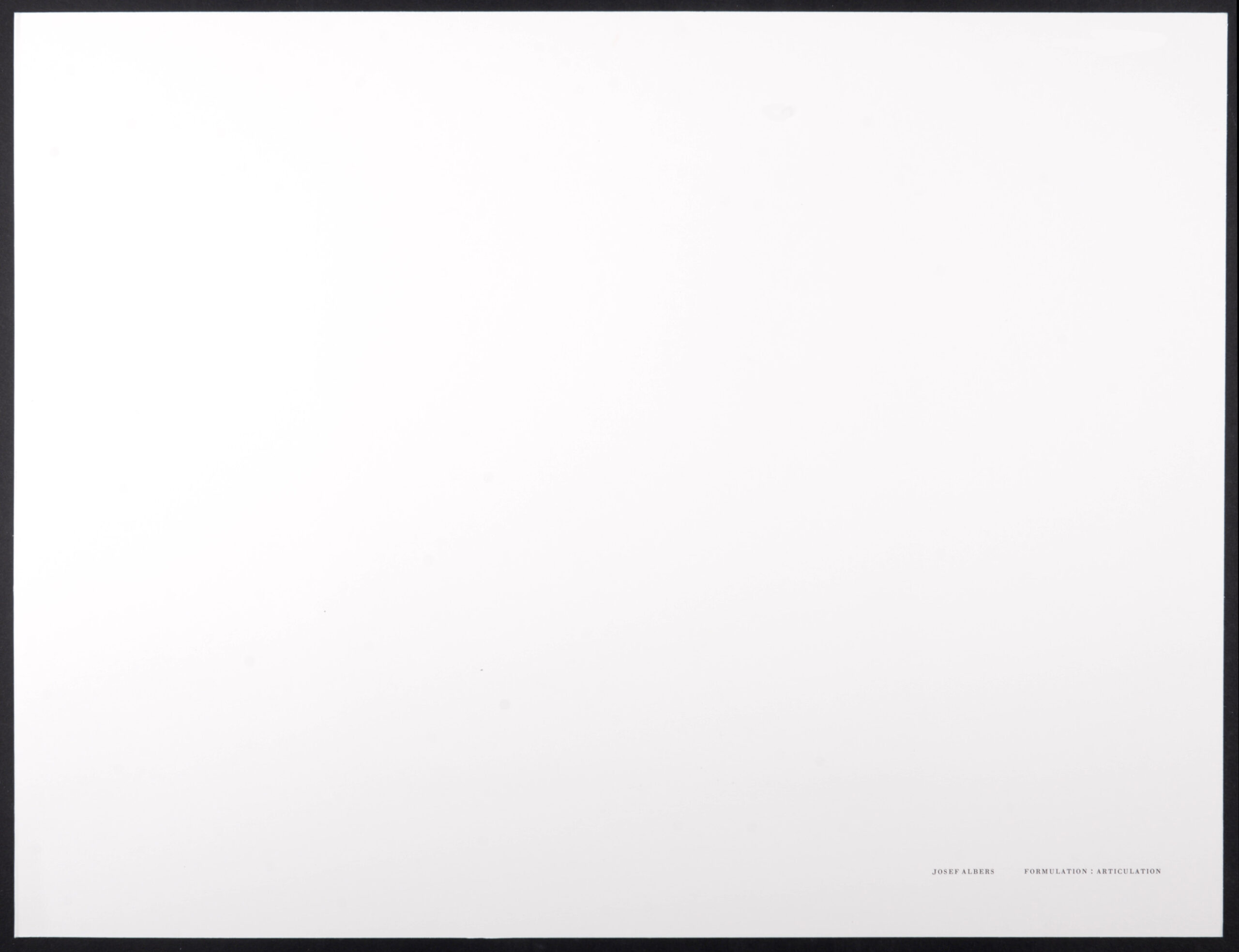 Josef Albers : Formulation Articulation #I (Large size), 1972 - Image 5