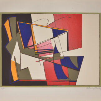 Richard Mortensen : Composition, 1954 - Signée à la main