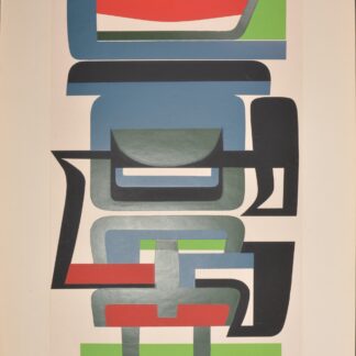 Jean Dewasne : Composition, 1954 - Signée à la main