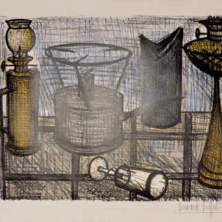 Bernard Buffet : Lampe à pétrole, 1954 - Hand-signed