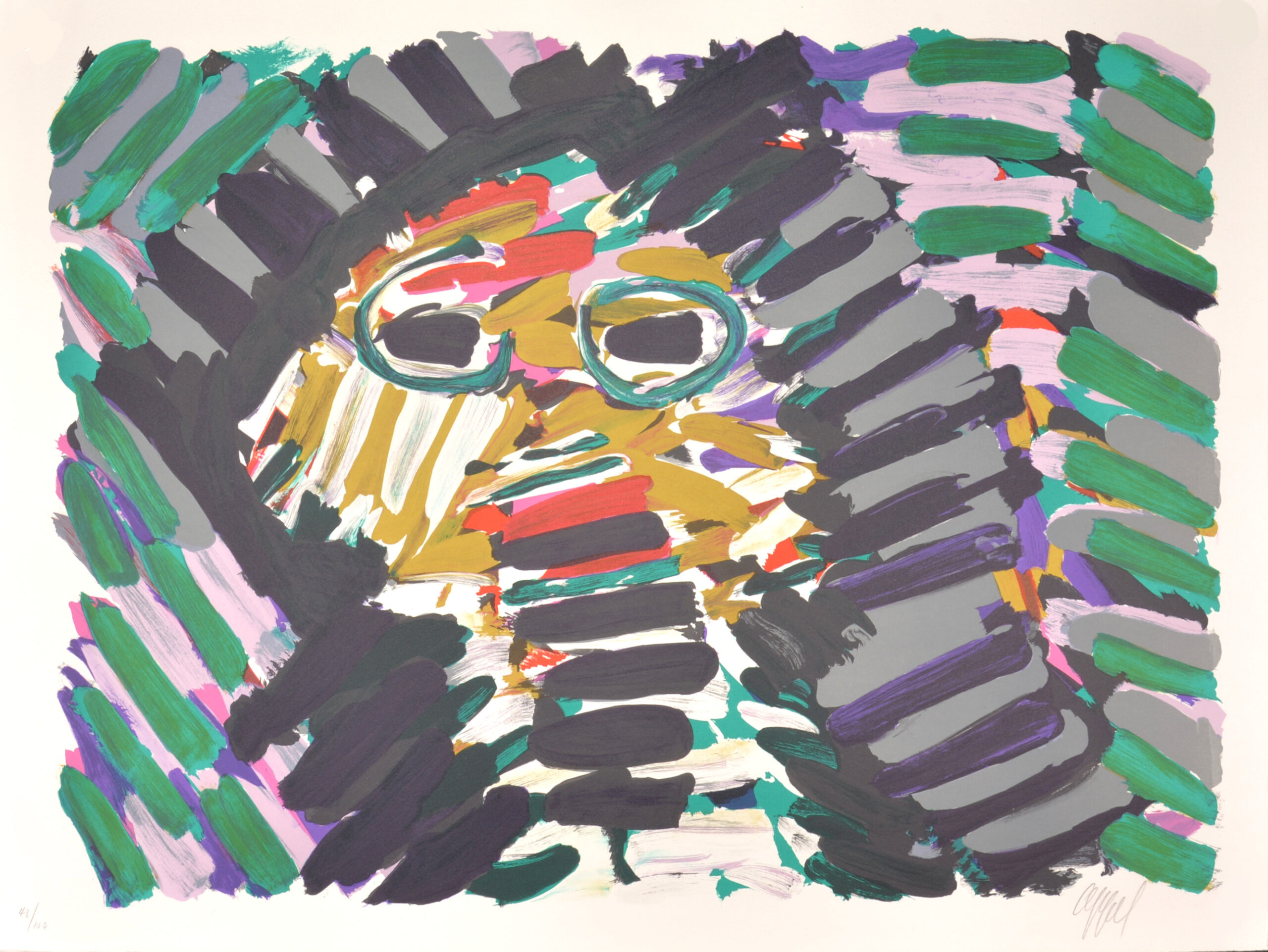 Karel Appel : Street Kitten, circa 1970 - Hand-signed