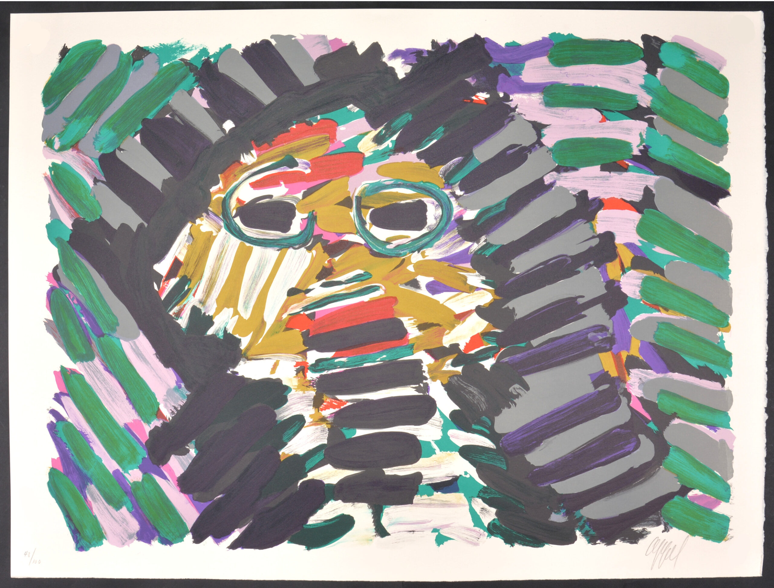 Karel Appel : Street Kitten, circa 1970 - Hand-signed - Image 2