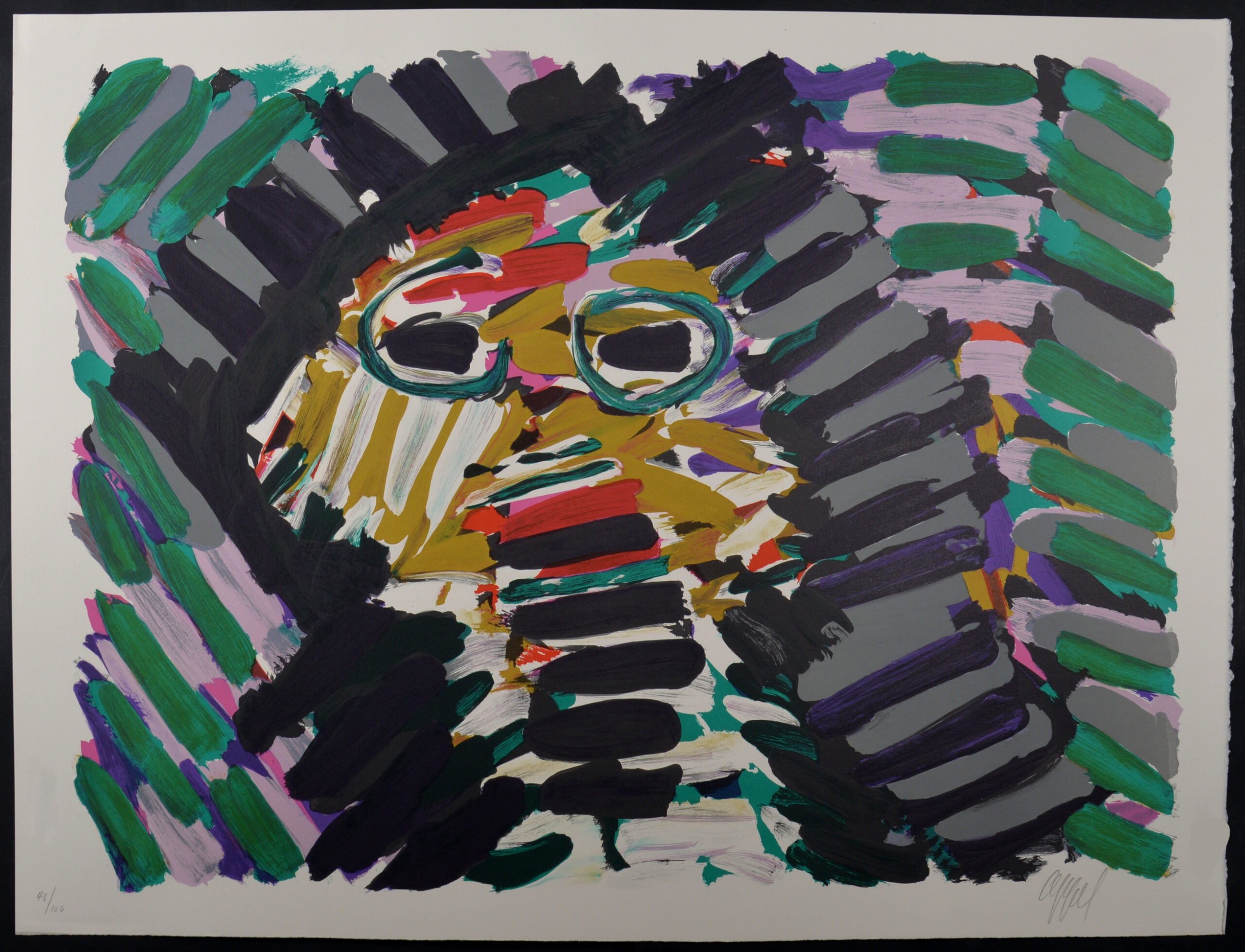 Karel Appel : Street Kitten, circa 1970 - Signé à la main – Image 2