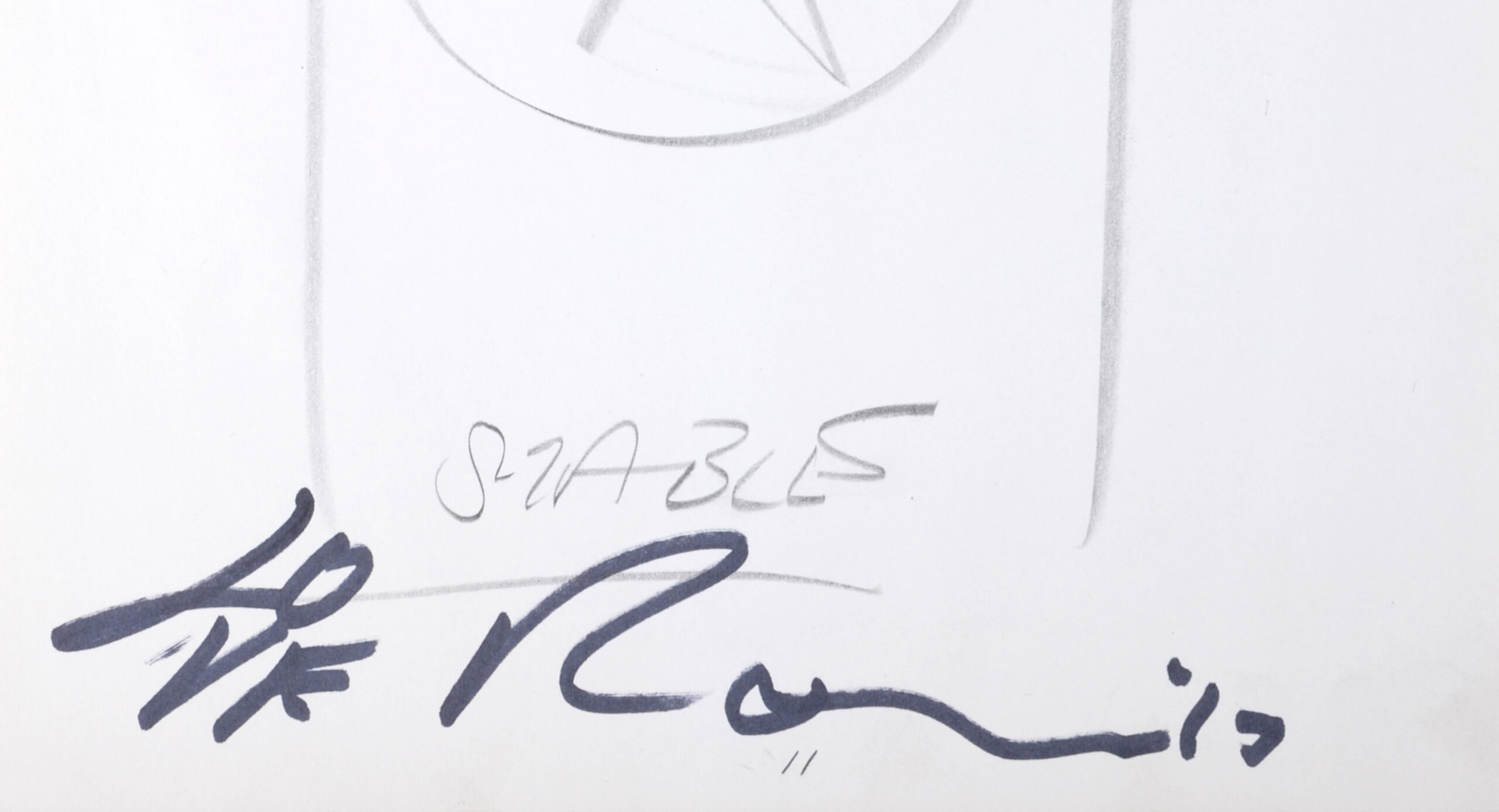 Robert Indiana : Indiana Graphics #11, 1969 - Original Double-Sided Sketch - Image 3