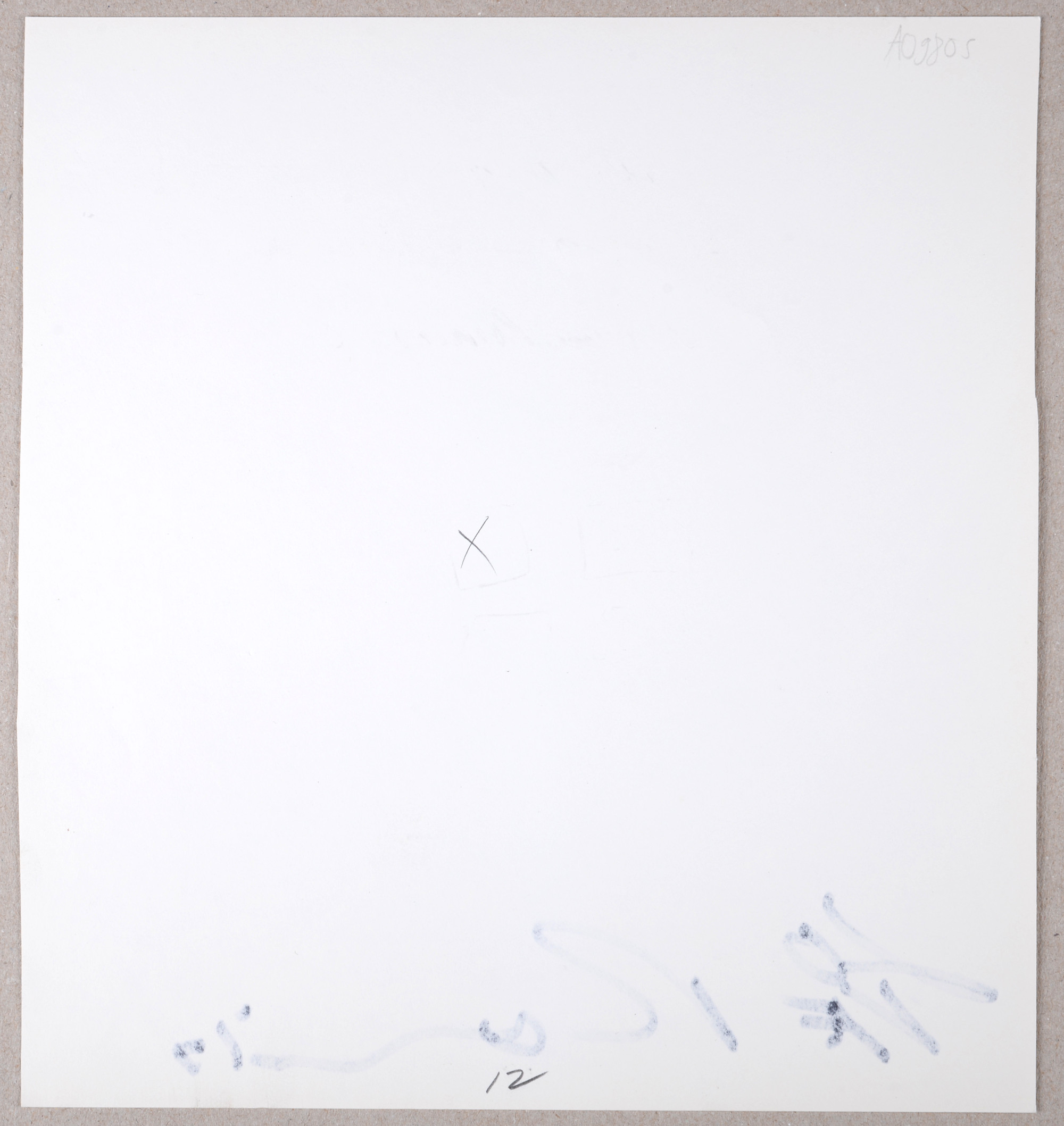 Robert Indiana : Indiana Graphics #11, 1969 - Original Double-Sided Sketch - Image 5