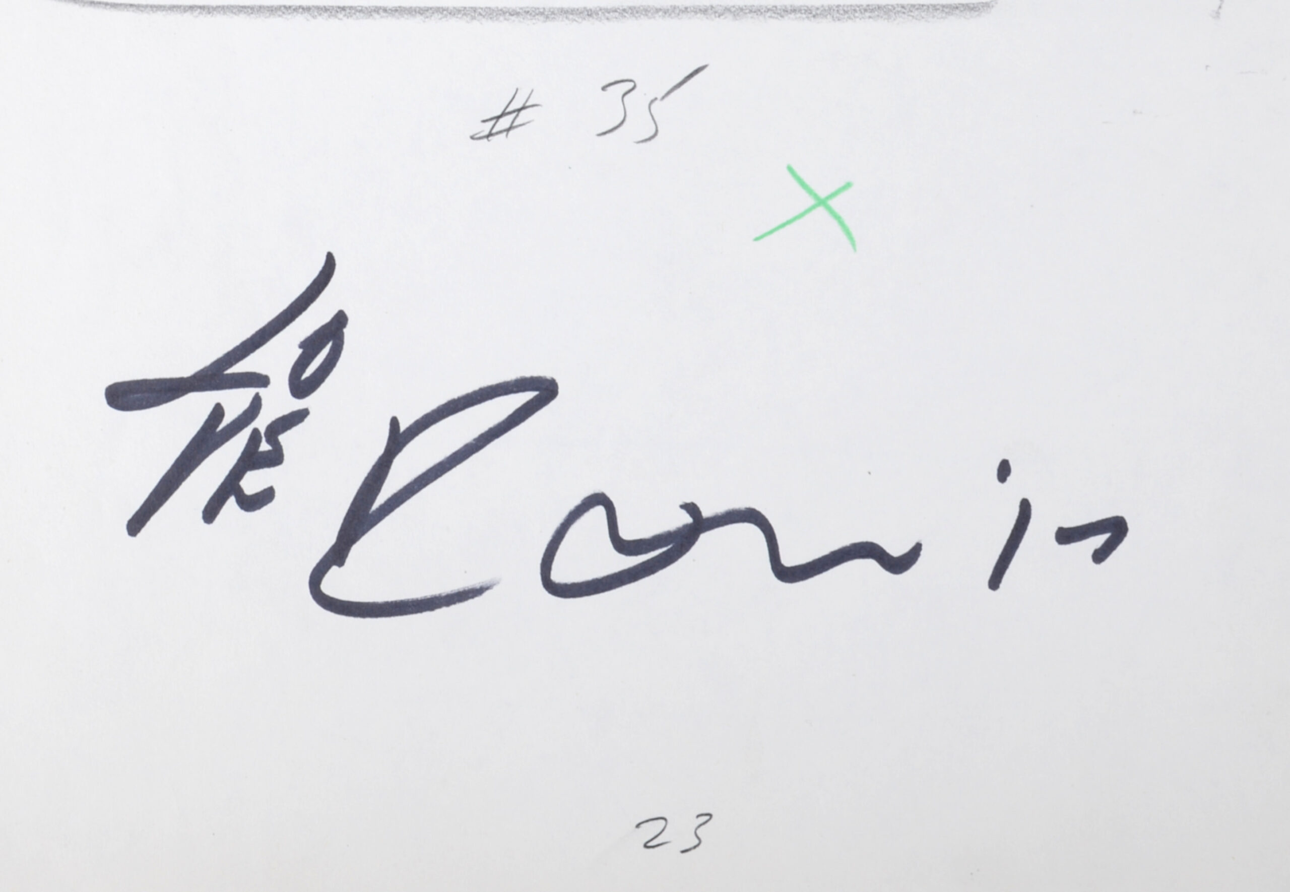 Robert Indiana : Indiana Graphics #23, 1969 - Original Double-Sided Sketch - Image 3