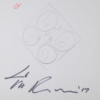 Robert Indiana : Indiana Graphics #6, 1969 - Original Double-Sided Sketch