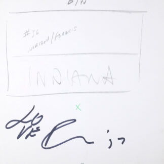 Robert Indiana : Indiana Graphics #9, 1969 - Original Double-Sided Sketch