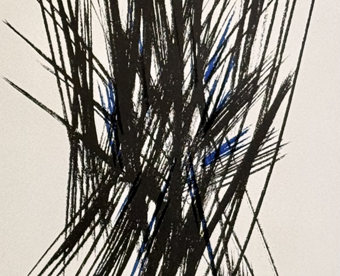 Hans Hartung : Composition L24, 1957 - Signé à la main – Image 4