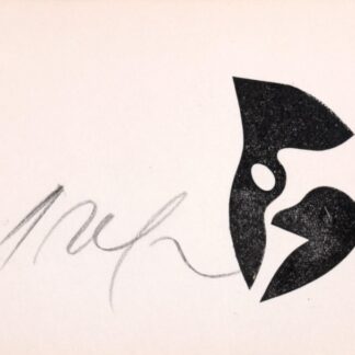 Jean Arp : Composition #1, 1960 - Hand-signed