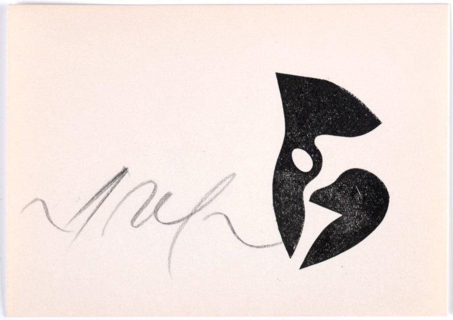 Jean Arp : Composition #1, 1960 - Hand-signed - Image 2