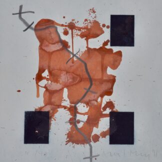 Albert Merz : Sans titre, 1991 - Signée à la main