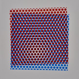 Werner Witschi : 5 Variation Moiré-Siebdruck, 1979 - Signée à la main