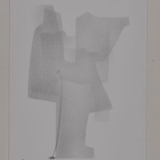 Oscar Wiggli (1927-2016) Composition abstraite, 1993 Lithographie sur papier, Signée à la main et dédicacée « Bonne année 1993 à Urs Peter ».