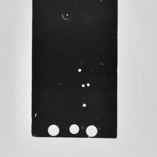 Norbert Prangenberg (1949-2012) O.T, 1991 woodcut print on Arches paper Hand signed