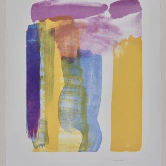 Jerry Zeniuk (1945)<br>Composition abstraite, 1996<br>Lithographie en couleurs sur papier. Signé à la main 