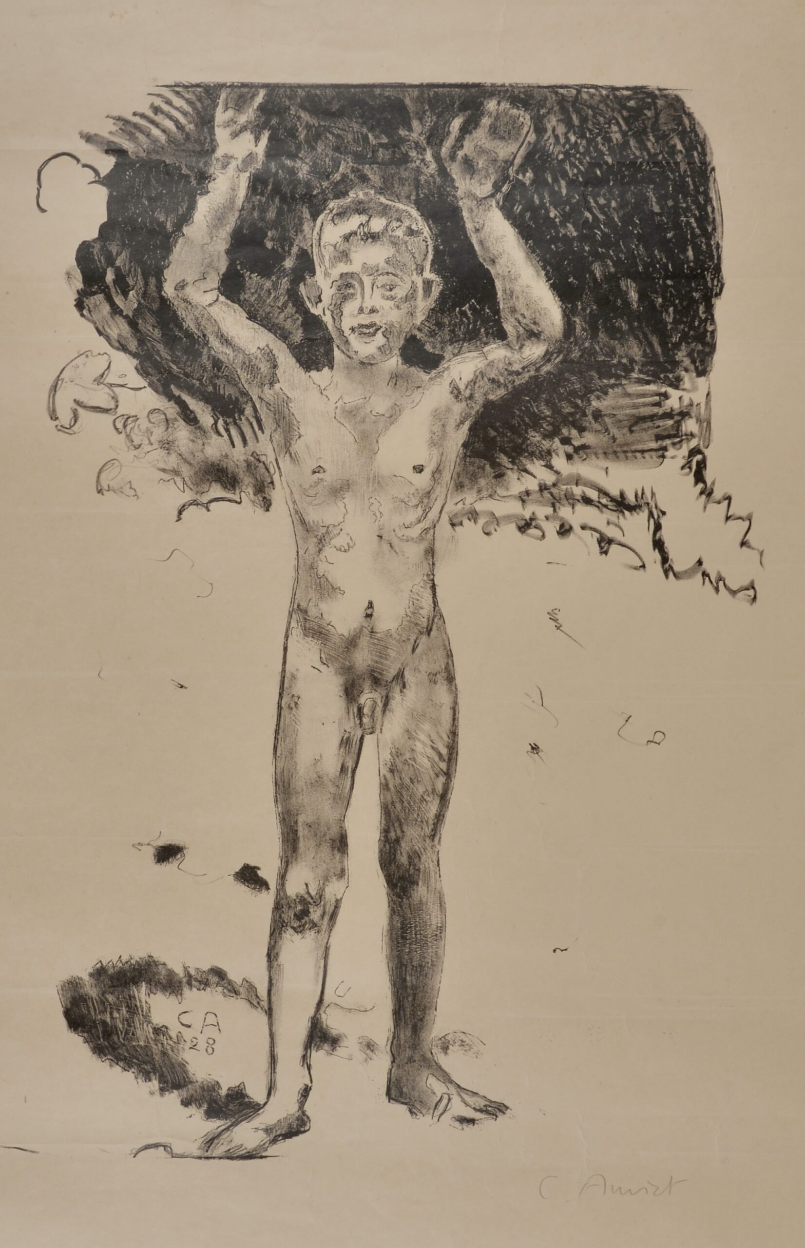 Cuno Amiet (1868-1961) : Blatt auf Weihnachten, 1926 – Image 3