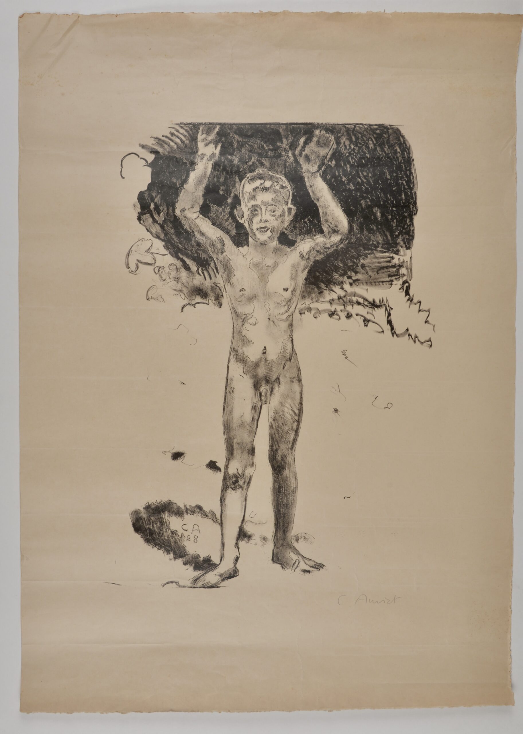 Cuno Amiet (1868-1961) : Blatt auf Weihnachten, 1926 – Image 2