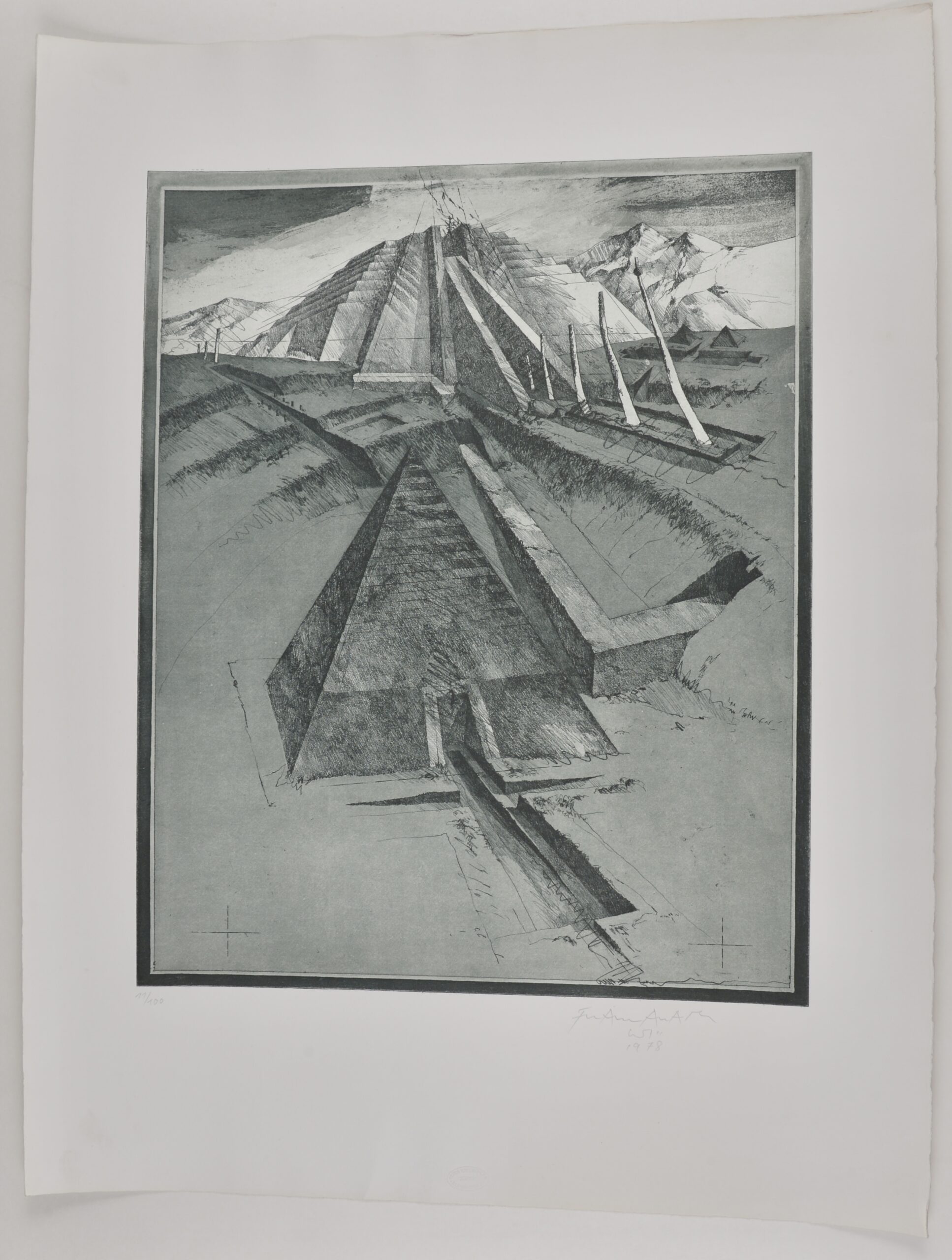 Franz Anatol Wyss : Landscape, 1978 – Image 2