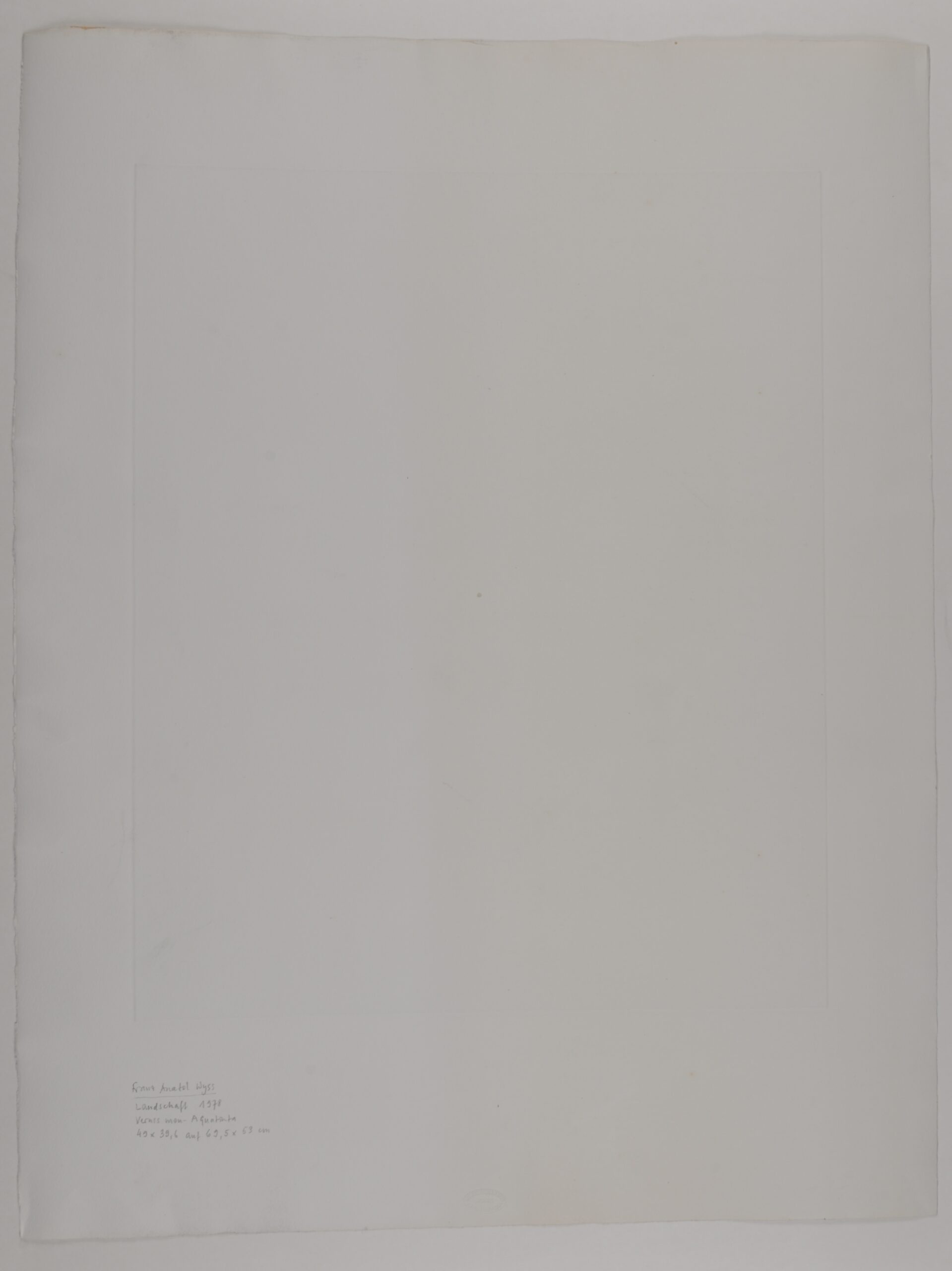 Franz Anatol Wyss : Landscape, 1978 – Image 5