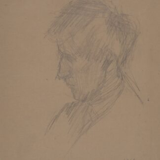 Ernst Morgenthaler (1887-1962) Selbstbildnis, 1926 Dessin original au graphite sur papier.