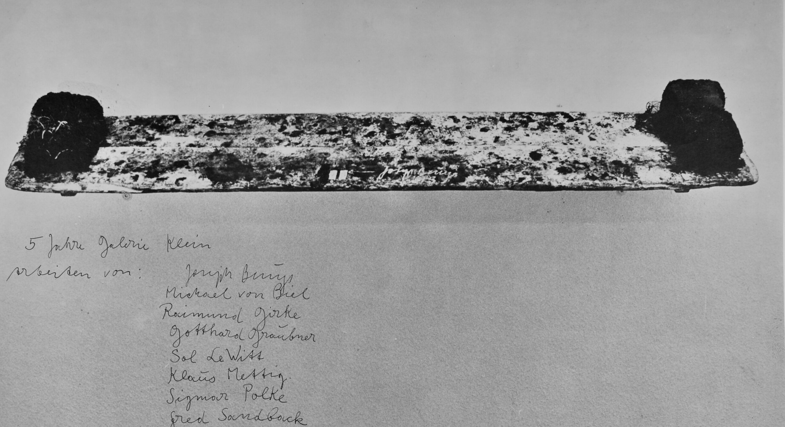 Joseph Beuys : 5 Jahre Galerie Klein, 1975 – Image 3