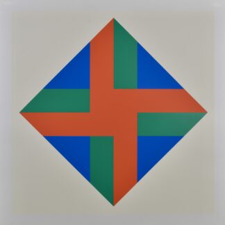 Hugo Dietz (1930–1973)<br>Domberger Portfolio n° 1 (1973)<br>Sérigraphie en couleurs sur papier beaux-arts épais. Issue de l’édition non signée de 50 exemplaires. Bel exemple d’une œuvre appartenant au mouvement de l’Abstraction géométrique / Art concret des années 1970.