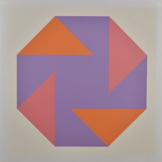 Hugo Dietz (1930–1973)<br>Domberger Portfolio n° 1 (1973)<br>Sérigraphie en couleurs sur papier beaux-arts épais. Issue de l’édition non signée de 50 exemplaires. Bel exemple d’une œuvre appartenant au mouvement de l’Abstraction géométrique / Art concret des années 1970.