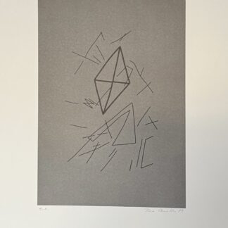 Rune Mields (1935)
Untitled, 1989 - Hand signed
Etching on paper
Hand signed in pencil lower right.
Numbered in pencil "e.a." (Artist proof) lower left.