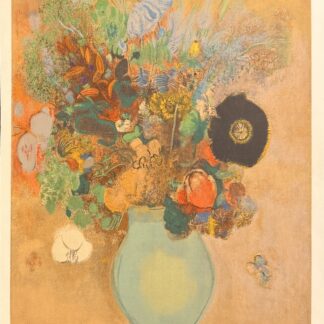 Odilon Redon (after) : Le Pavot Noir Ca. 1905