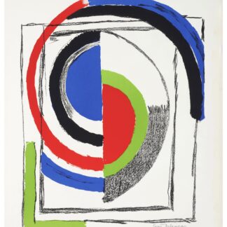 SONIA DELAUNAY (1885-1979) A jour, circa 1960 Colour lithograph, signed and numbered 1/75