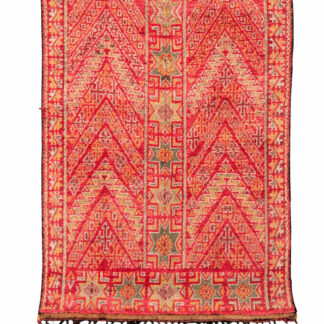 Unknown Artist : Vintage Beni Mguild Moroccan Rug, 1960s / 1970s