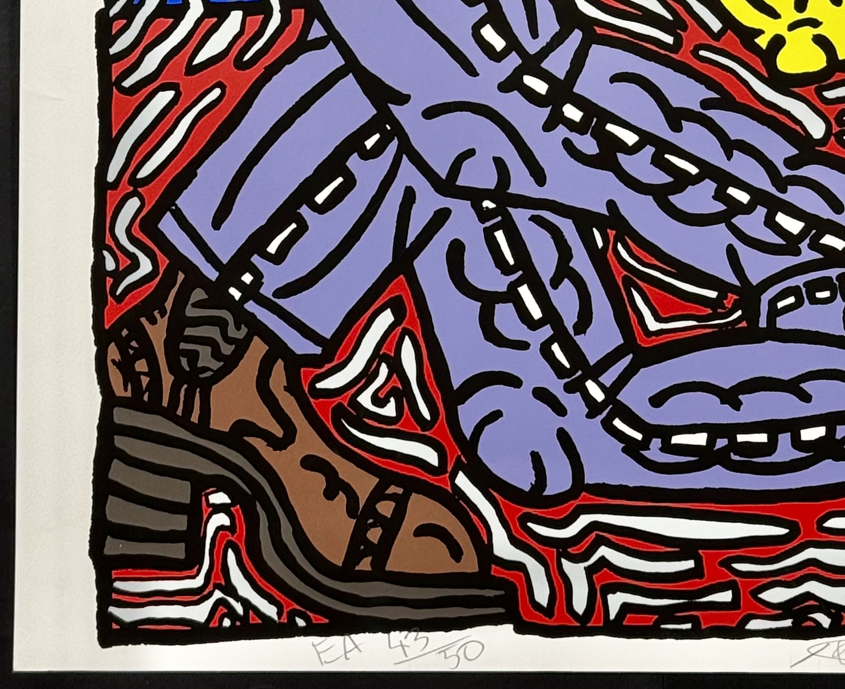 Robert Combas : 26ème Festival de Montreux, 1992 - Hand-signed - Image 4