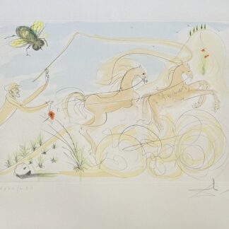 Salvador Dalí (1904-1989) Le cheval et la mouche (La mouche du coche), 1974