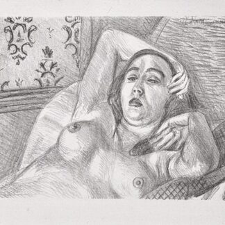 Henri Matisse Le Repos du modèle, 1924 Lithograph from the  portfolio "Essai dur l'histoire de la lithographie en France. Les Peintures lithographes de Manet à Matisse. Album de lithographies originales."