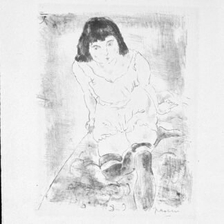 Jules Pascin Arising (Le Lever) from Essai dur l'histoire de la lithographie en France. Les Peintures lithographes de Manet à Matisse. Album de lithographies originales. c. 1924