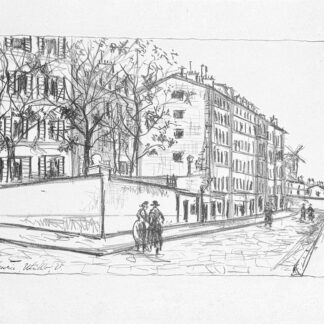 Maurice Utrillo La Rue d'Orchampt, 1924