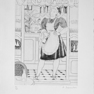 Robert Jeannisson : La Serveuse, 1945