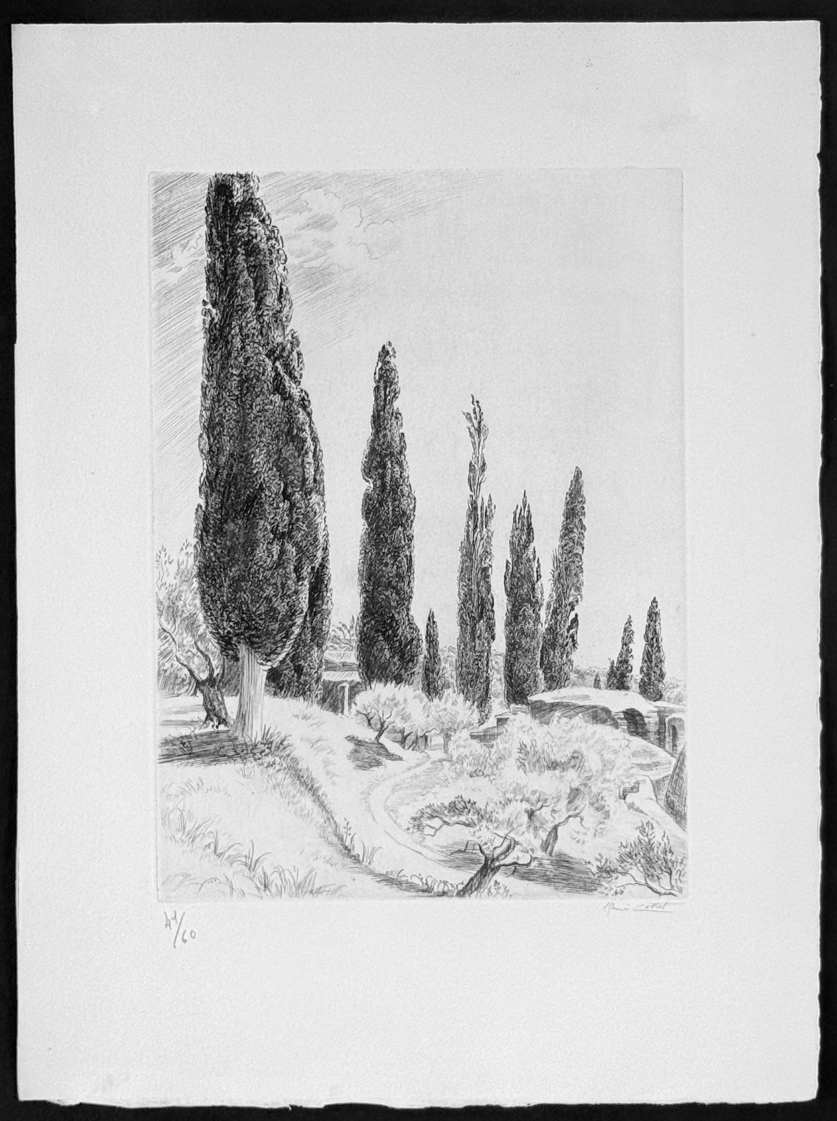 René Cottet : Paysage, 1945 – Image 3