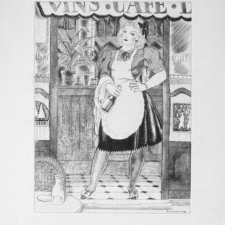 Robert Jeannisson : La Serveuse, 1945