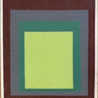 After Josef Albers (1888-1976) I-S k, 1969 Silkscreen on on Masonite
