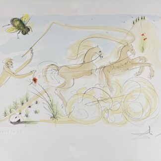Salvador Dalí (1904-1989) Le cheval et la mouche (La mouche du coche), 1974