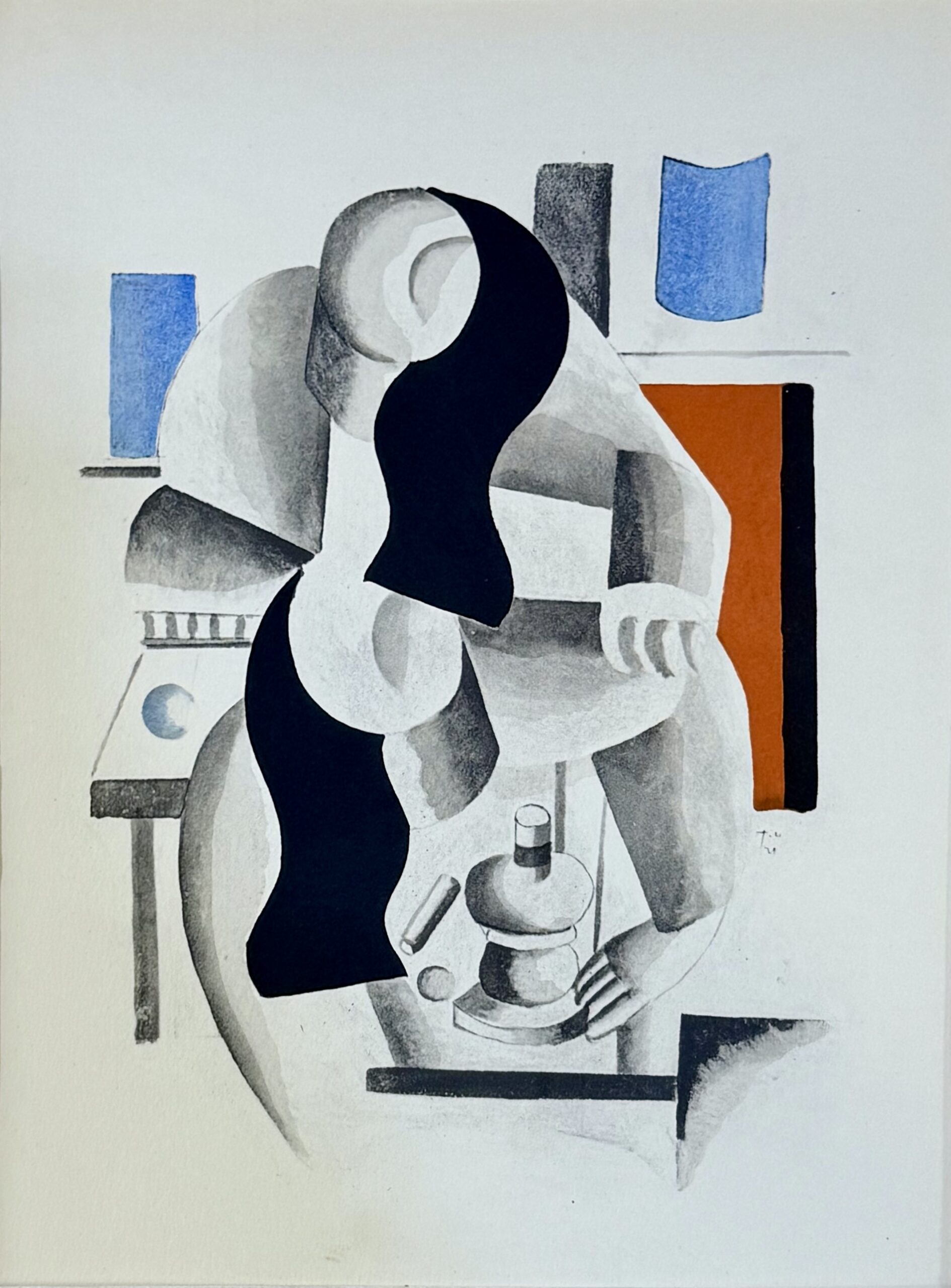 Fernand Leger (After) - Composition cubiste, 1929 - Image 2