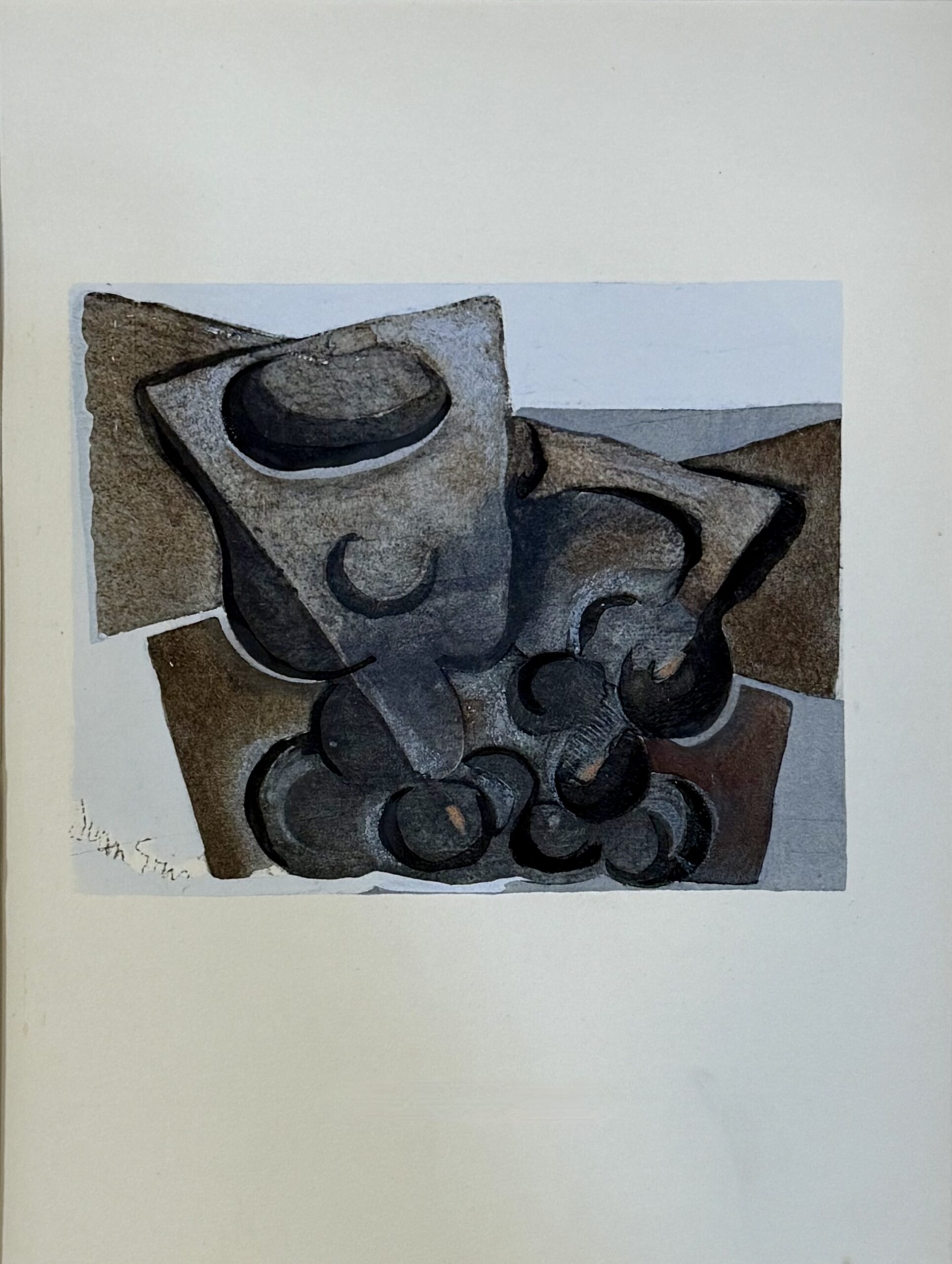 Juan Gris (After) - Composition cubiste, 1929 - Image 2